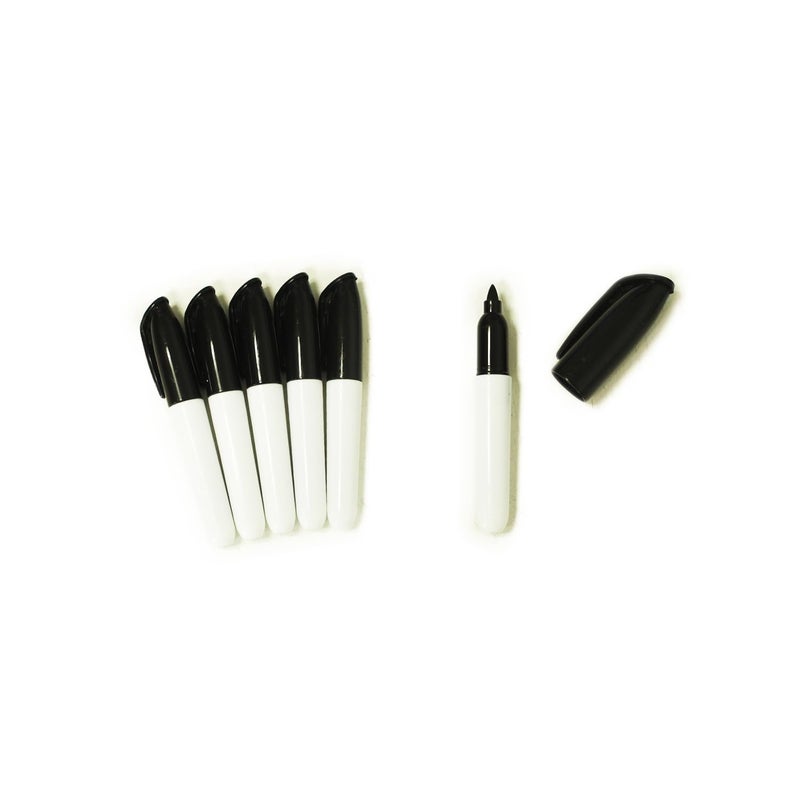 SKKSTATIONERY 36 Pcs Mini Dry Erase Markers, Whiteboard Markers, Marker Pens 3.5'', Black. - Image 4